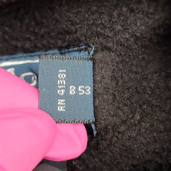 Ralph-Lauren Fleece Jacket Large 23x27 Black - Picture 10 of 16
